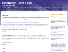 Tablet Screenshot of edinburghtramfacts.com